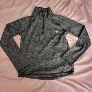 Old Navy ACTIVE Go-Dry GIRLS 8 Black/White Long Sleeve Top